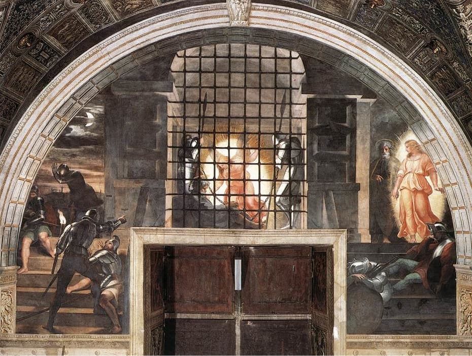 1514年-解救聖彼得-拉斐爾(照片來自維基百科)