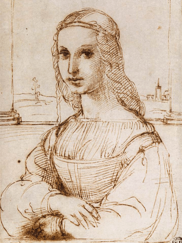 拉斐爾的《蒙娜麗莎》1505年，現存於羅浮宮