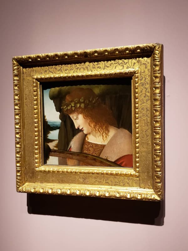 喬凡尼‧安東尼‧博塔費奧(Giovanni Antonio Boltraffio)的追隨者在1500年左右繪製《納西瑟斯》作者攝於奇美特展2024年