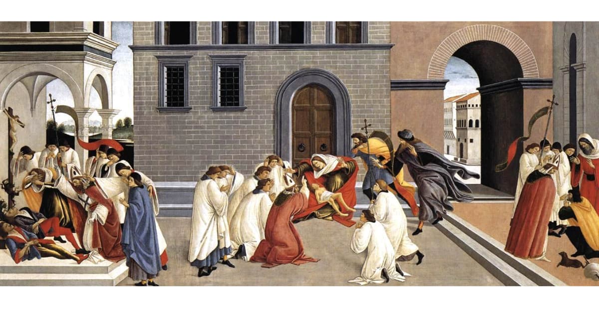 You are currently viewing 聖澤諾比烏斯(Saint Zenobius)的三個奇蹟 | 波提且利 Botticelli