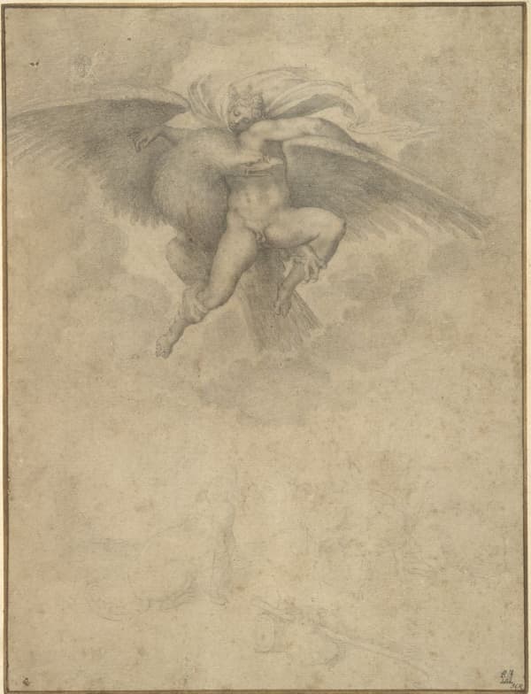 Copy after Michelangelo《Rape of Ganymede》