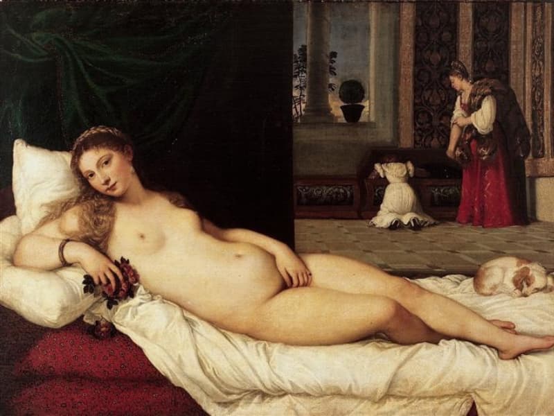 1538-venus-of-urbino-提香-現存於佛羅倫斯烏菲茲美術館