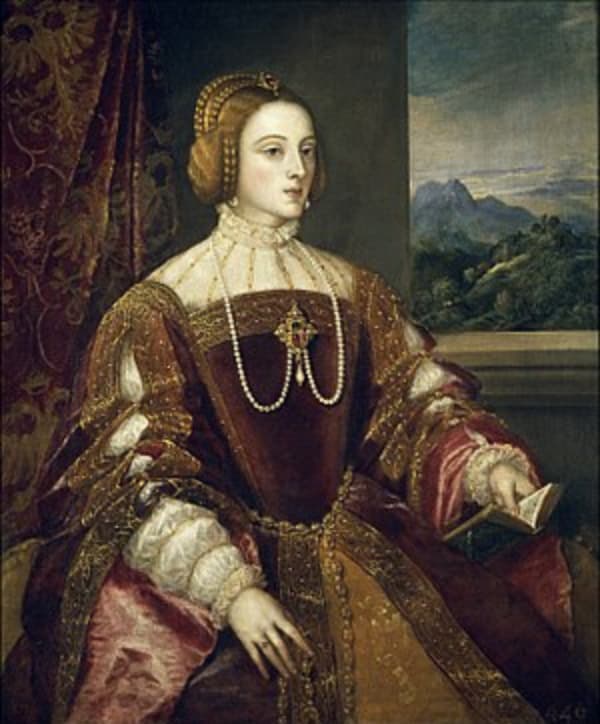 1548-Portrait of Isabella of Portugal-收藏在普拉多博物館 