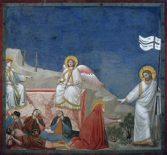 1304-1306-喬托-Noli me tangere-帕多瓦斯克羅威尼禮拜堂