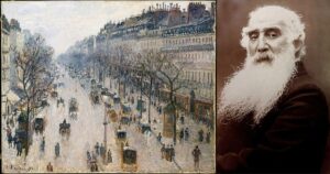 Read more about the article 【故宮-大都會博物館特展】冬天早晨的蒙馬特大道The Boulevard Montmartre on a Winter Morning
